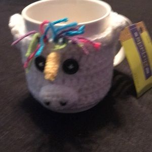 The Spring Shop Crochet Unicorn Coffee Mug. GG-114